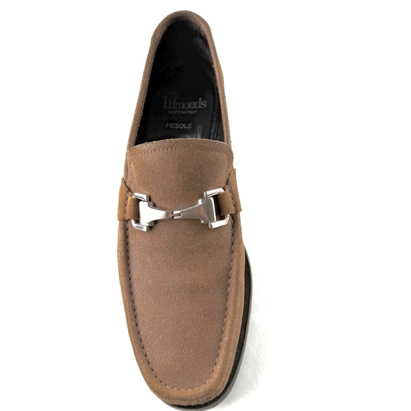Allen Edmonds Fiesole Brown Slip On Loafers 8.5 D Includes pair of AE Shoe Bags - Picture 7 of 16